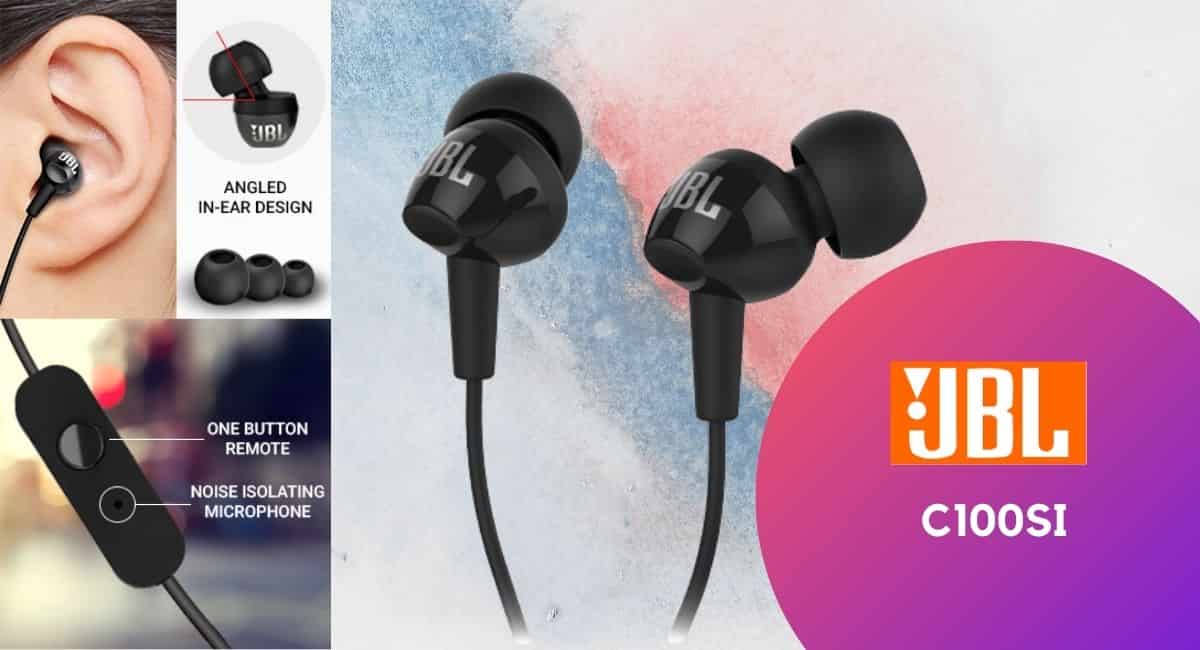 JBL C100SI Wired Earphones