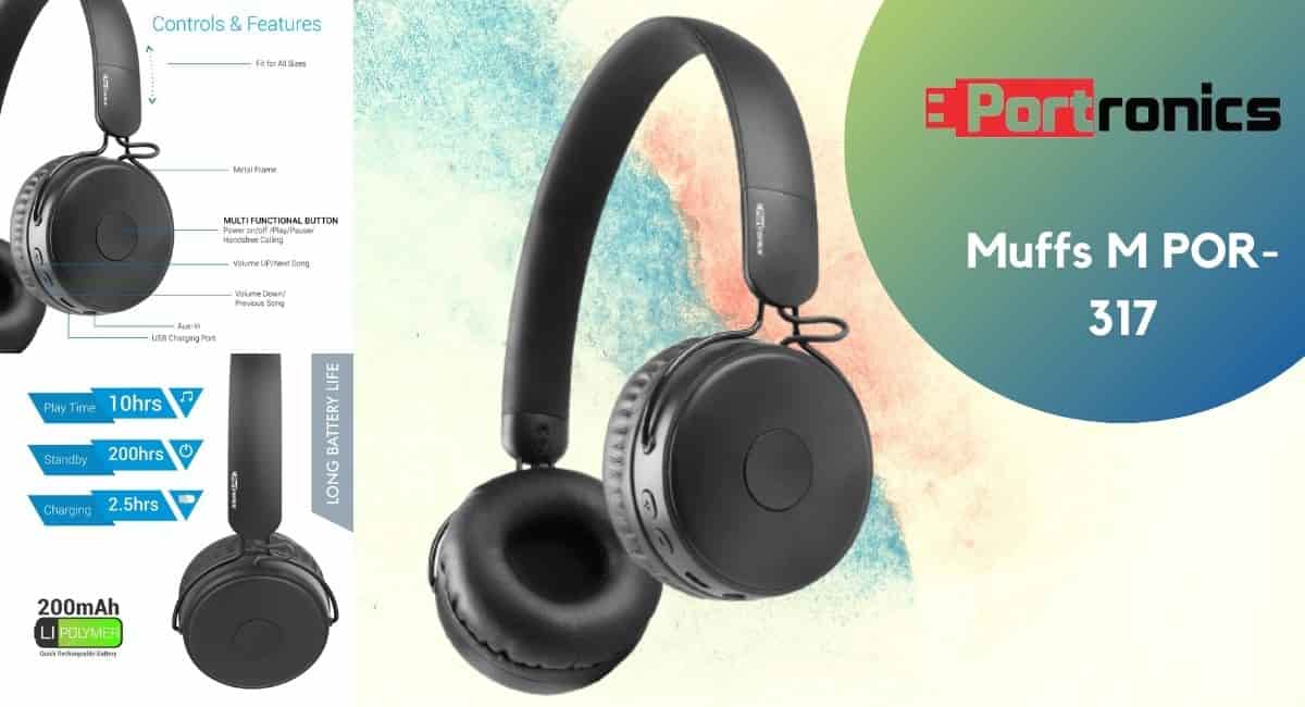 Portronics Muffs M POR-317 Wireless Headphones