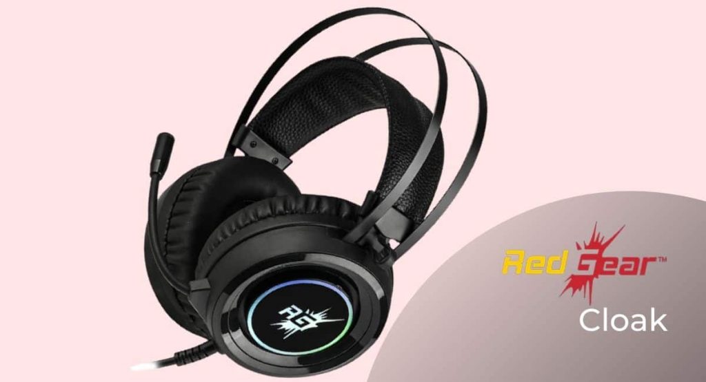 Redgear Cloak Wired RGB Gaming Headphones