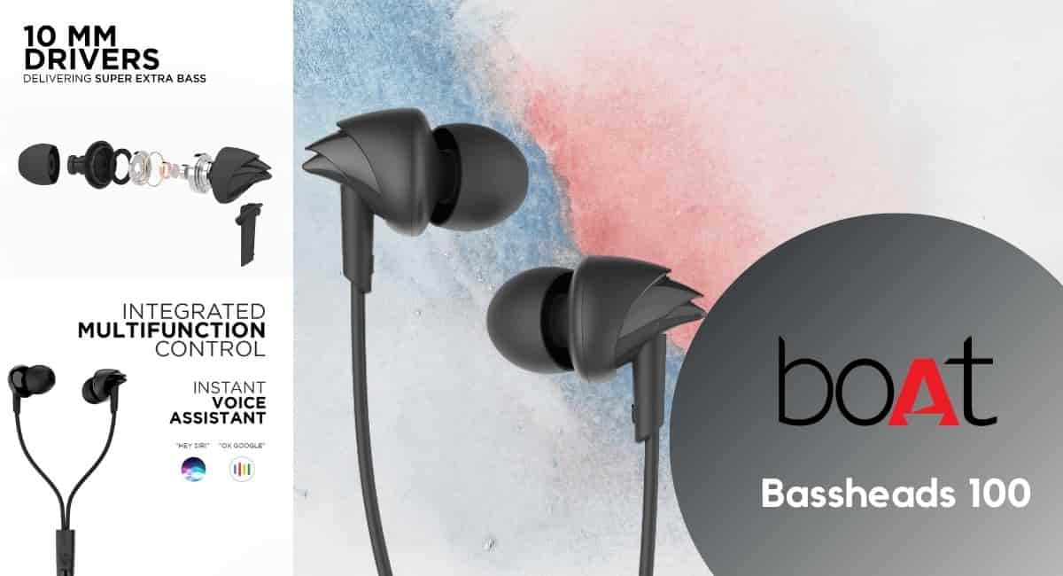 boAt Bassheads 100 Earphones