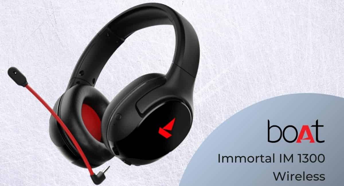 boAt Immortal IM 1300 Wireless Gaming Headphones