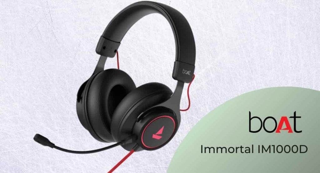 boAt Immortal IM1000D Gaming Headphones