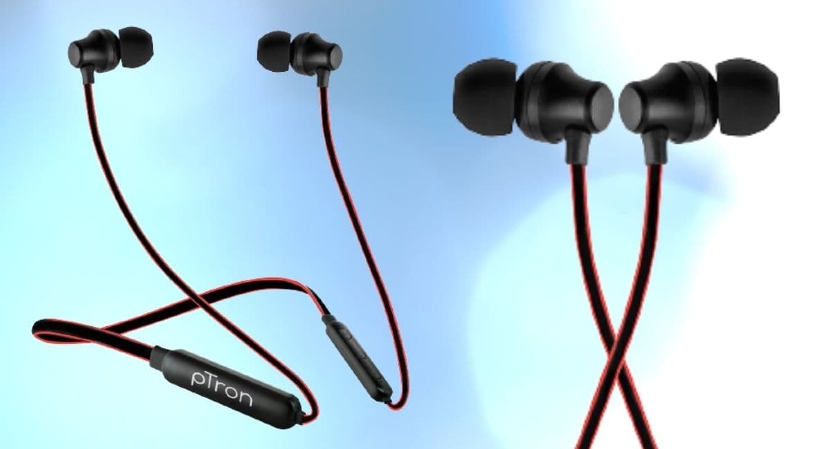 pTron Tangent Lite Neckband Earphones