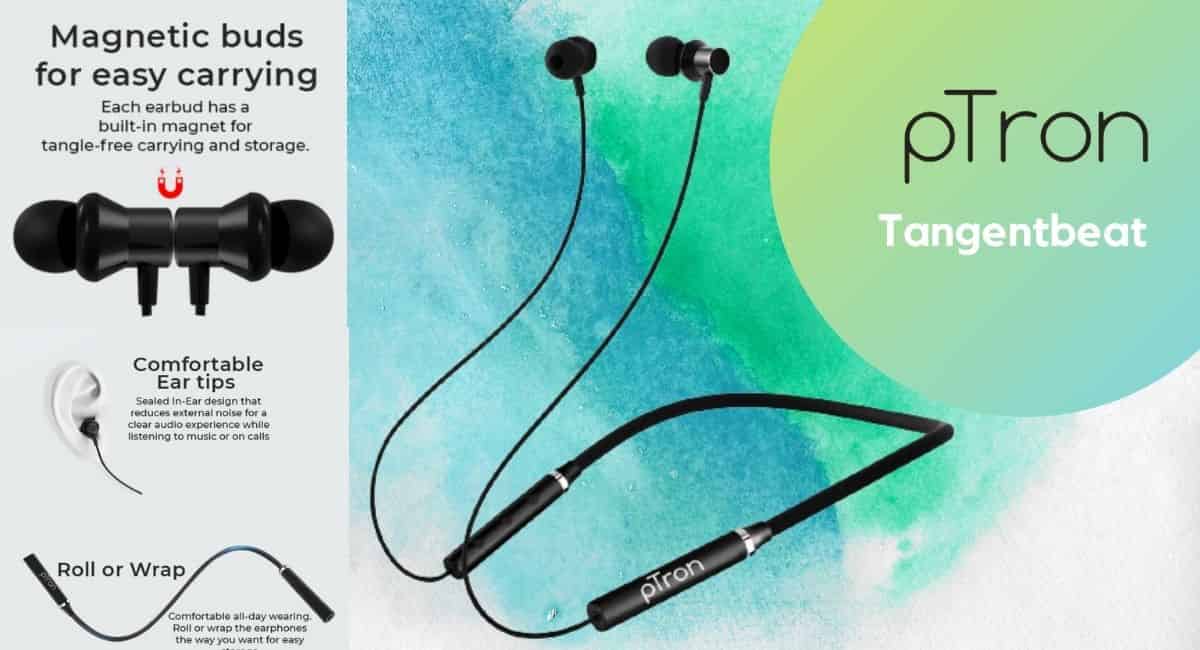 pTron Tangentbeat Neckband Earphones