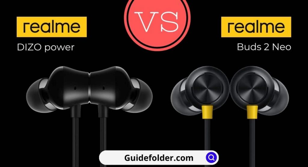 realme DIZO power vs realme Buds wireless 2 Neo neckband comparison