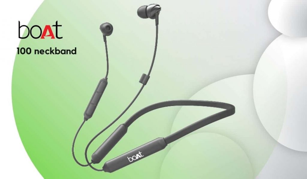 boAt 100 Wireless Neckband Earphones