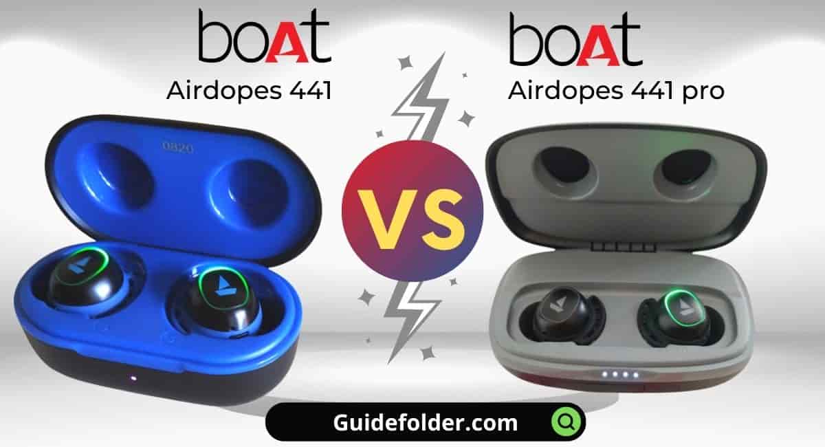 boAt Airdopes 441 vs 441 Pro Comparison