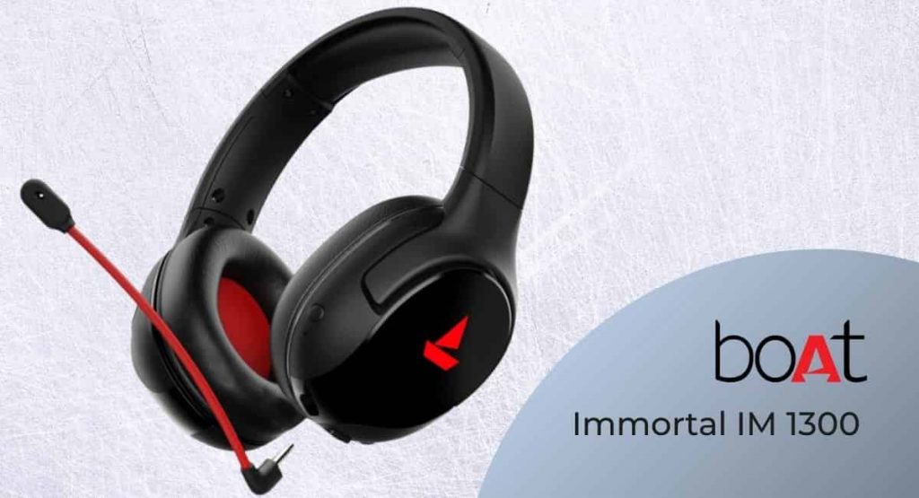 boAt Immortal IM 1300 Wireless Gaming Headphones