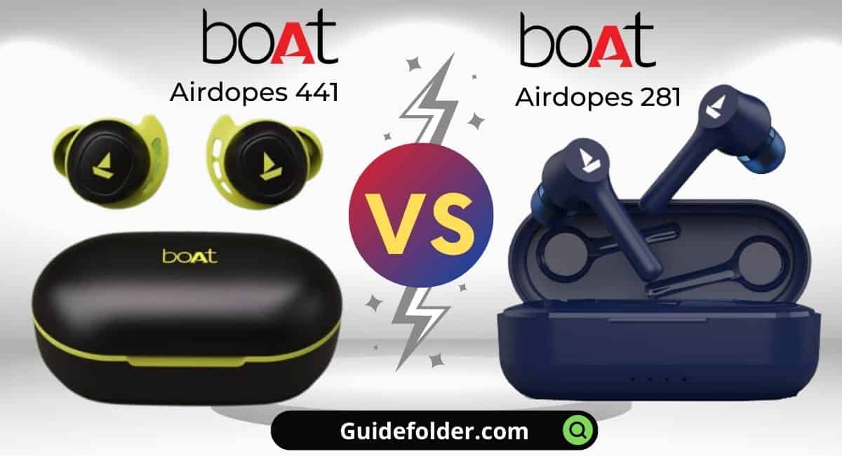 boat Airdopes 281 vs 441 Comparison