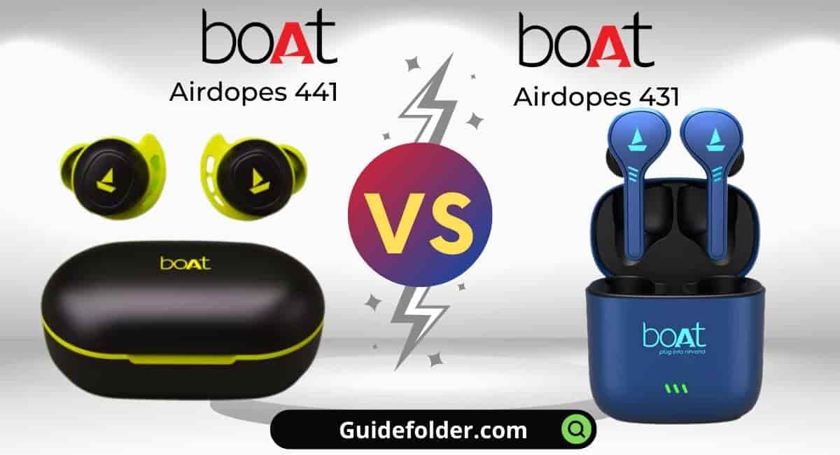 boat airdopes 431 vs 441 Comparison
