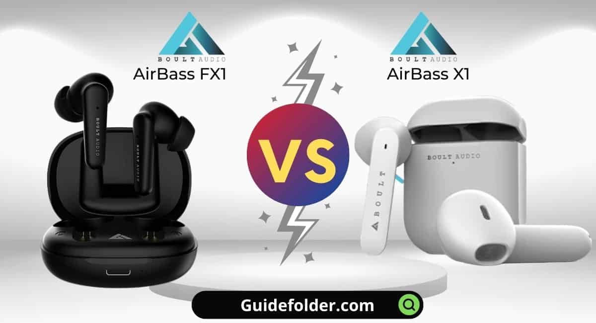 Boult Audio AirBass X1 vs FX1 Comparison