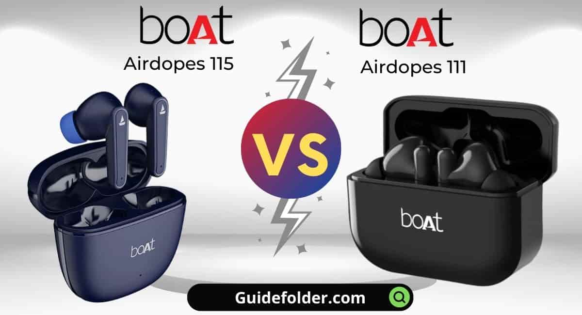 boAt Airdopes 115 vs 111 Comparison