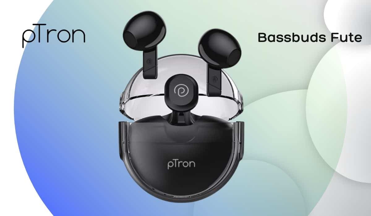 pTron Bassbuds Fute Half in-ear TWS