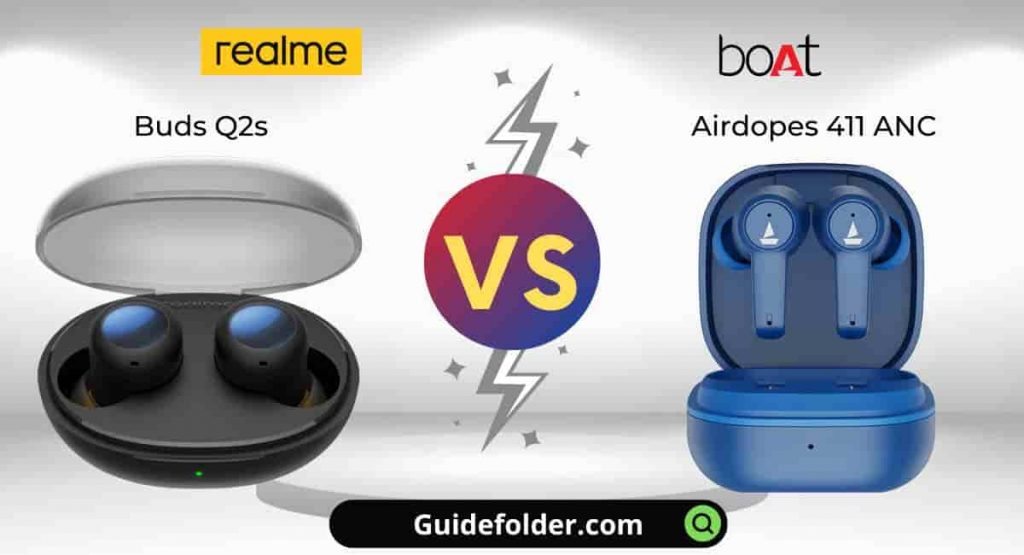 realme Buds Q2s vs boAt Airdopes 411 ANC comparison