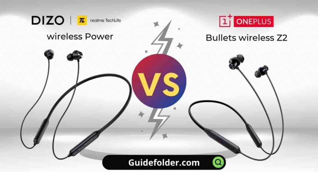 DIZO wireless power vs OnePlus Bullets wireless Z2 comparison