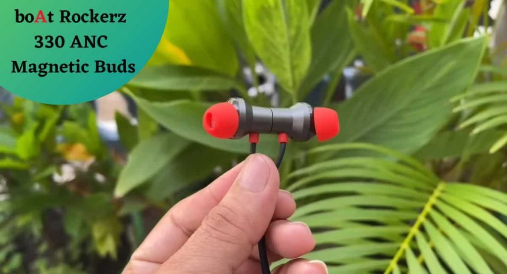 boAt Rockerz 330 ANC Magnetic Earbuds Look