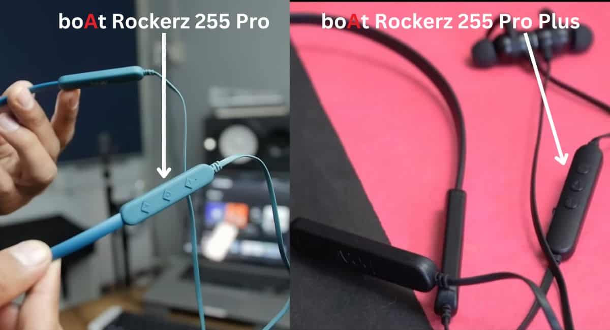 Button Control Placement on boAt Rockerz 255 Pro and 255 Pro Plus