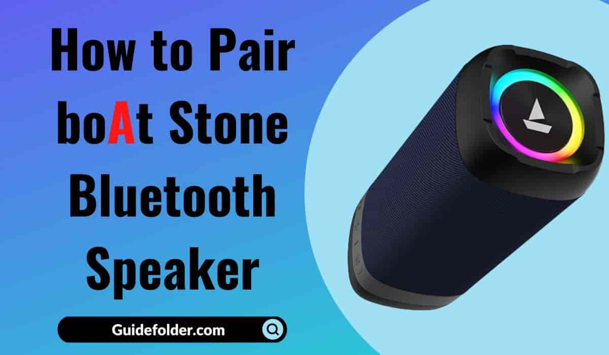 How to Pair boAt Stone Bluetooth Speaker