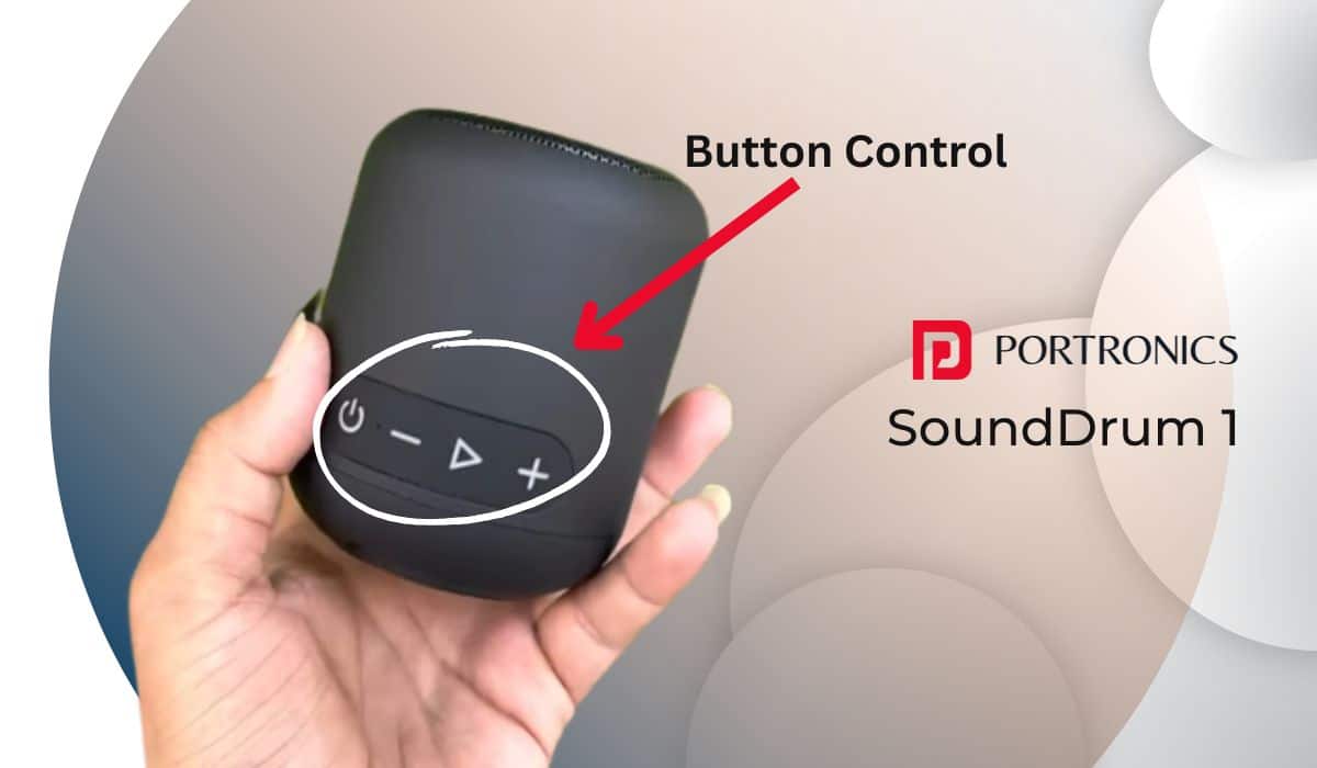 Portronics SoundDrum 1 has four Buttons Control