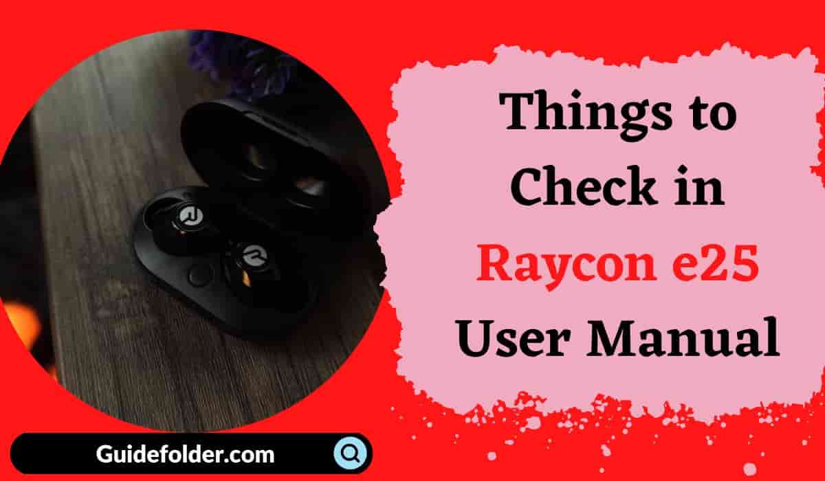 Raycon e25 User Manual