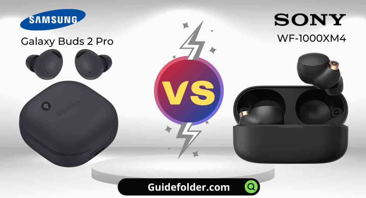 Samsung Galaxy Buds 2 Pro vs Sony wf-1000xm4 Specs