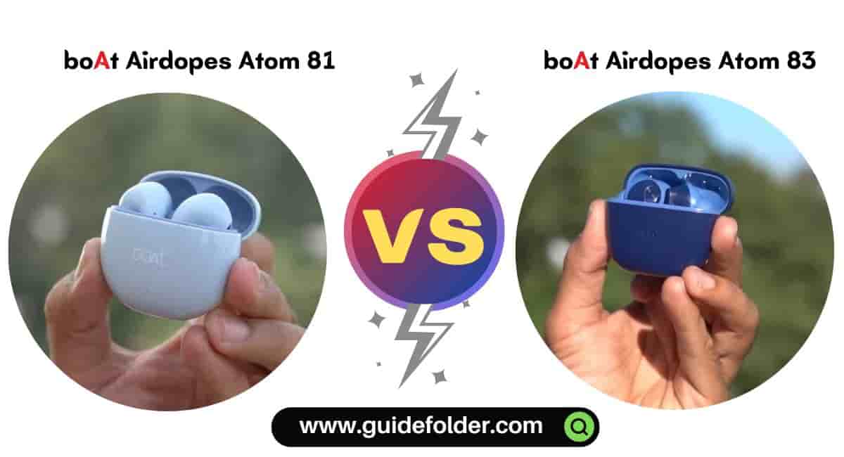 boAt Airdopes Atom 81 vs 83 which is better