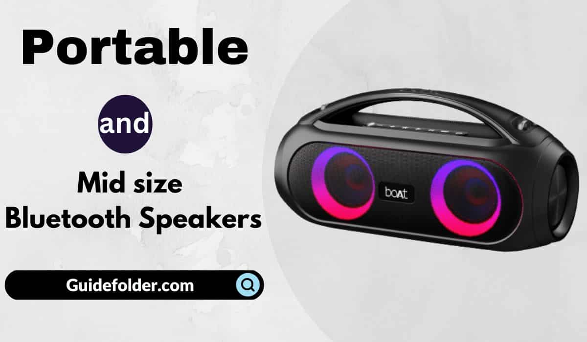 mid Size Portable Bluetooth Speakers