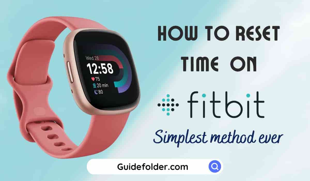 reset time on your FitBit